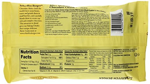 SCHARFEEN BERGER Baking Chocolate Chunks, Semisweet, 6 Ounce
