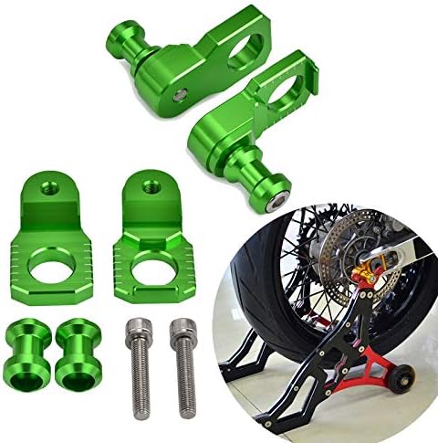 Block Slider Parking ball for Kawasaki ZX-6R ZX6R 2009-2019 ZX 6R ZX-10R ZX10R ZX 10R 2011-2014 2015 2016 2017 2018 (Green)