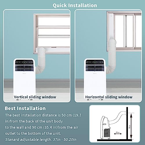Shinco 8,000 BTU Portable Air Conditioner, Portable AC Unit with Built