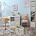 Sorbus Foldable Storage Cube Basket Bin, 6 Pack,Chevron Pattern (Beige)