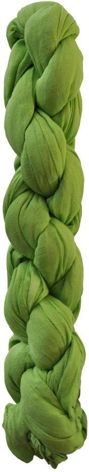 TOUTACOO, Unisex Plaited Scarves and Cheiche Scarves in 100% Cotton - Plain Colours