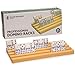 Yellow Mountain Imports Domino Racks/Trays for Chicken Foot, Mexican Train, and Domino Games - Set of 4