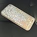 iPhone 6 Case, iPhone 6S Case, Crazy Panda® Luxury Bling Glitter Sparkle Hybrid Bumper Case Liquid Infused with Glitter and Stars for iPhone 6/iPhone 6S Obtained Test Report - Silver Diamonds