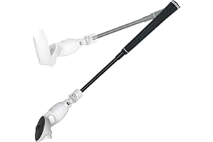 MLEMONVR VR Golf Club Attachment Compatible with Meta Quest 2, 3 and Pro Keep Tracking for Golf Game, Stainless Steels Golfclub Accessory Enhance Immersive VR Game Experience, (ONLY for Right Controller)