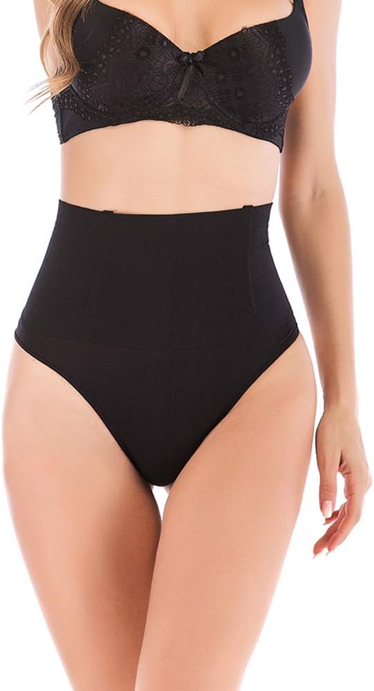 TINGLU High Waist Spandex Shapewear Body Shaper Butt Lifter with Steel Bone for Women Tummy Control