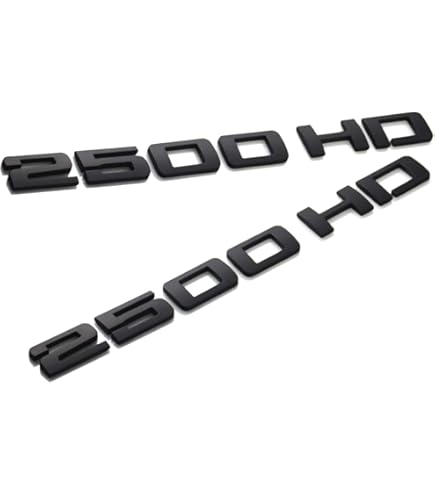 2Pcs 6.6L L8T V8 Liter Gas Emblems 3D Engine Hood Badge Sticker Nameplate