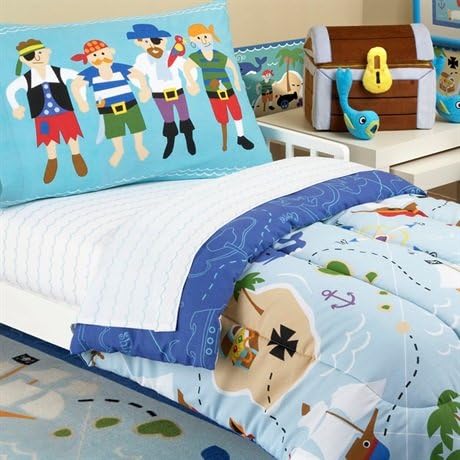Amazon Com Olive Kids Pirates Comforter Set Toddler Home Kitchen