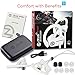 Wireless Headphones Zeus IMPROVED m. 2017 - HD Stereo Sound - Best Wireless Earbuds with Microphone - Running Headphones - Sport Headphones - Workout Headphones - Sports Earbud Headphones