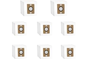 JPBAISQIC Dust Bags Replacement for ILIFE A12 Pro / A30 Pro / V9 Pro Self Emptying Robot Vacuum Cleaner, Spare Parts Accessories (8 Pack)
