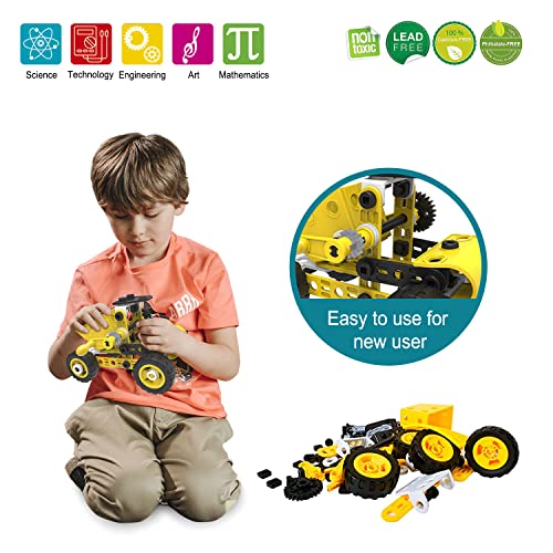 STEM Building Toys for 6+ Years Old Boys and Girls 8in1 Construction