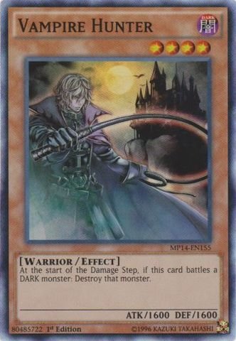 Yu-Gi-Oh! - Vampire Hunter (MP14-EN155) - Mega Pack 2014 - 1st Edition - Super Rare