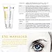Eye cream: Peptide Anti Aging Eye Serum+Snail Repair Eye Cream Anti-Wrinkle Dark Circle Anti-Puffiness Skin Care Whitening 2PCS