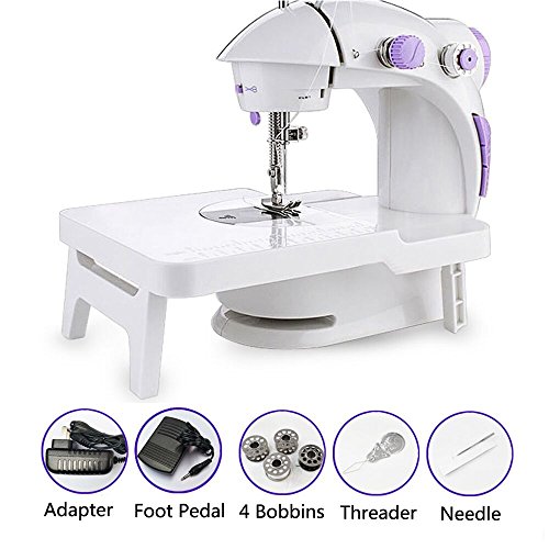 Sewing machine with extension table + light mini electr…