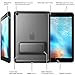 i-Blason Case for New iPad 9.7 Inch 2017/2018 Release, Halo Series Kickstand Premium Slim Hybrid Protective Case, (Frost/Black), 9.7