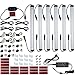 Under Cabinet LED Lighting Kit Plug in,6 pcs 12 Inches Cabinet Light Strips, 2000 Lumen, Super Bright, for Kitchen Cabinets Counter, Closet, Shelf Lights, 31W, Warm White (6 Bars Kit) primary