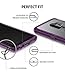 Ringke Fusion Compatible with Galaxy S9 Plus Case Ergonomic Transparent (Drop Defense) PC Back Drop Protection Shock Absorption Cover for Galaxy S 9 Plus (2018) - Orchid Purple