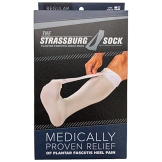 Regular size Strassburg Plantar Fasciitis Night Sock, USA-made, providing medically proven relief from plantar fasciitis heel pain.
