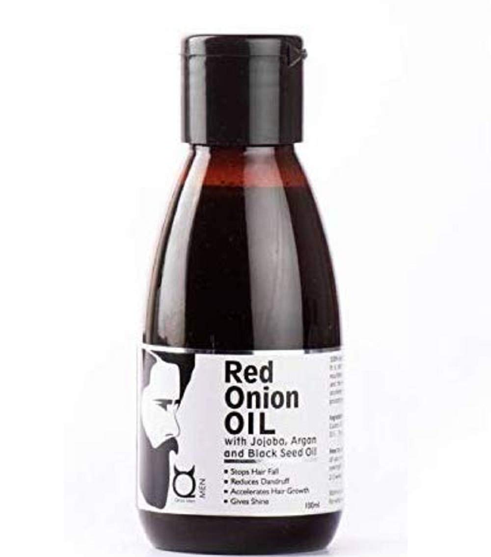 Qraa Red Onion Oil-With Jojoba,Argan & Black seed oil 100ml
