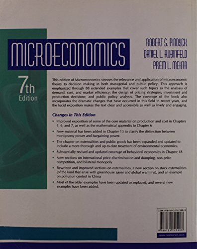 Microeconomics, 7e (Old Edition) 1