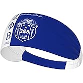 Sorority Headband Print Sweat Bands Elastic Workout Headband Hair for Women Men
