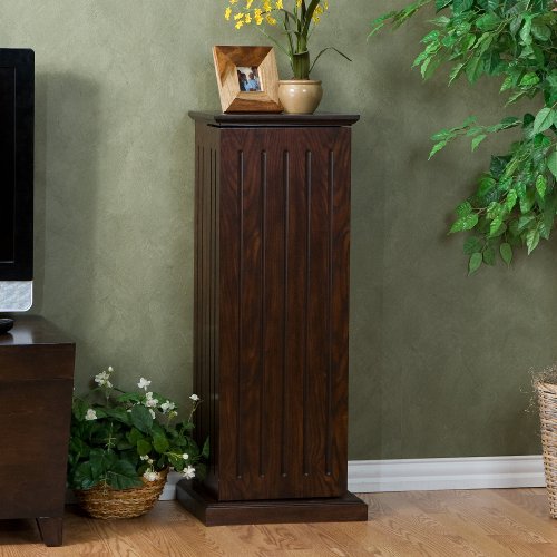 Southern Enterprises Media Storage Pedestal - Espresso