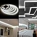 Led Light Strip Kit MECO Waterproof Strip Lights SMD 5050 Flexible Tape Lights 300 LEDs 5M/16.4ft DC 12V for Home Application Boat Decoration and Under Cabinet Lighting - Day Light