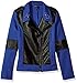 Disney Girls' Big Descendants Colorblock Moto Jacket, Royal Blue/Black, M