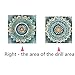 5D Diamond Painting Kit Full Drill Flowers Crystal DIY Embroidery Cross Stitch Arts Craft for Home Wall Decor (Mandala)