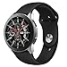 Kmasic Sport Band Compatible Samsung Galaxy Watch 46mm, Soft Silicone Strap Replacement Wristband Compatible Samsung Galaxy Watch SM-R800NZSAXAR Smart Fitness Watch