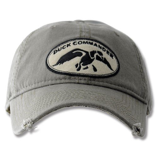 DUCK COMMANDER Olive Logo Distressed 