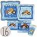 All Star Sports - Party Tableware Plates, Cups, Napkins - Bundle for 16