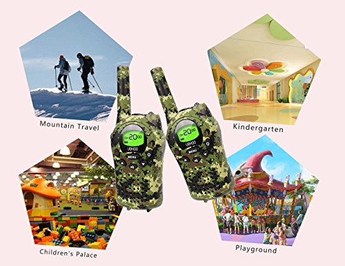 Kids Walkie Talkies, UOKOO Walkie Talkies for Kids 22 Channel FRS/GMRS Two Way Radio Up to 3KM UHF Handheld Walkie Talkies, Toys for 5-year old Boys, Gifts for 7-year Old Boys and Girls - Thumbnail 4