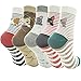 4-5 Pairs Womens Cute Animal Socks, Fun and Cool Cotton Art Socks,One Size