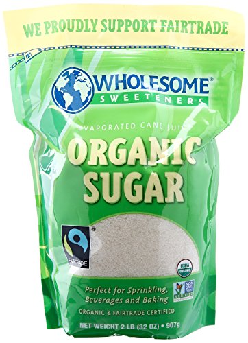Wholesome Sweeteners, Organic Sugar, Cane, 2 lb