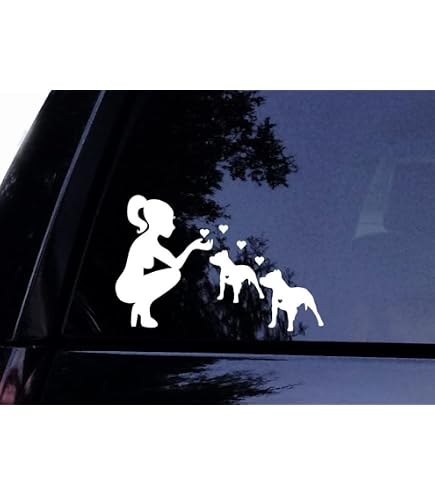 Ptbull Vnyl Decal Pt Bull Vnyl Stcker Dog Bumper - Etsy