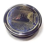 NauticalMart Titanic Antique Style Brass Compass Engraved Pocket Compass Unique Gift Baptism Gifts Missionary Gifts Birthday Gifts Love Gift