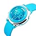 SKNBC Children Watch Outdoor Sports Kids Boy Girls LED Digital Alarm Stopwatch 50m Waterproof Wristwatch Children's Dress Watches Blue