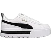 PUMA Womens Mayze Lace Up Platform Sneakers Shoes Casual - White - Size 8 M