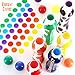 Glokers Preschool Art Set - 6 Jumbo Dot Paint Markers, 25-Page Dot Art Coloring Book