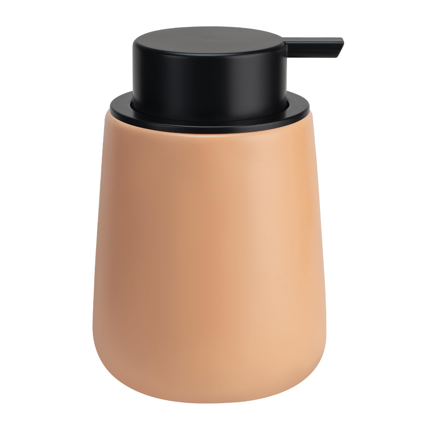 TOOZFO Soap Dispenser Ceramic with Easy-to-Press Pump Hand Lotion Liquid Dispenser for Shampoo Bathroom Kitchen 12 oz
