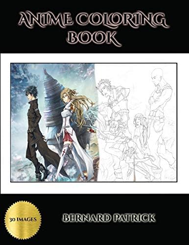 Anime Coloring Book: anime coloring book with 30 coloring pages of anime characters Paperback – 26 Nov. 2018