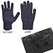 LETHMIK Mens&Womens Non-Slip Touchscreen Gloves Winter Warm Knit Wool Lined Texting Glove Blue Grey-Mens
