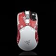 Hokeyio Mouse Grip Tape Sticker for Razer Viper Ultimate Wireless Non Slip Suck Sweat Pre Cut Bloody Red