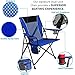 Kijaro Dual Lock Portable Camping Chairs - Enjoy the Outdoors with a Versatile Folding Chair, Sports Chair, Outdoor Chair & Lawn Chair - Dual Lock Feature Locks Position – Ionian Turquoise