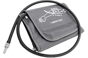 DEVNWIGMO Replacement Cuff for Large Adult Arm Pressure Cuffs, Grey, Dark Gray