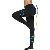 20-30mmHg Compression Pantyhose for Women, Medical Compression Stockings, High Waist Opaque Compression Tights for Lymphadema Edema, Swelling, Varicose Veins, Support Hose for Teacher Doctor