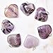 Zenergy Gems CHARGED Natural Himalayan Gemstone Crystal Puffy Heart Pendant Necklace + 20