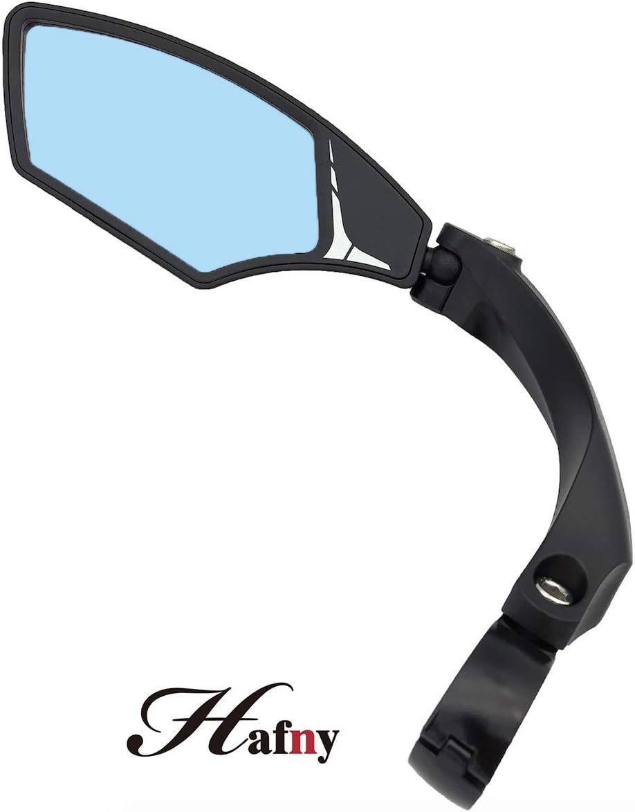 Hafny NEW Handlebar Bike Mirror, HD,Blast-resistant, Glass Lens, E-bike Mirror, HF-MR095