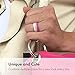 Enso Rings Stackable Braided Silicone Wedding Ring – Hypoallergenic Unisex Stackable Wedding Band – Comfortable Minimalist Band – 2.5mm Wide, .8mm Thick (Pink Sand, Size 4)