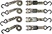 Python SI-2067 Ratchet Tie Down Straps with 900 lb Tension Strength, Mossy Oak Camo (4 Pack) primary